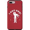 Great I Got One Bride Groom Humor Appare I Got One! Divertente Sposa Sposo Coppia Umorismo Matrimonio Custodia per iPhone 7 Plus/8 Plus