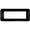 GEWISS Placca System 6 moduli nera - GW22516
