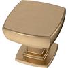 Franklin Brass Parow P29542Z-CZ-B1 - Pomelli dorati per armadietti, cassetti, cassettiere, ante dell'armadio, 3,8 cm, colore bronzo champagne, confezione da 5