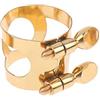 Mrchrogge Vite per Ancia per Saxofono Alto, Vite per Bocchino Saxofono, Legatura Bocchino Saxofono, Vite Doppia, Colore Oro (Soprano)