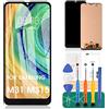 SRJTEK TFT per Samsung Galaxy M31 Schermo LCD M315 Sostituzione dello Schermo M315F Display LCD Touch Digitizer Assembly SM-M315F, SM-M315F/DS Kit Parti di Riparazione (Nero Senza Telaio)