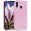 kwmobile Custodia Compatibile con Samsung Galaxy A40 Cover - Back Case per Smartphone in Silicone TPU - Protezione Gommata - rosa antico matt