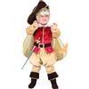 Ciao- Gatto con gli Stivali costume travestimento peluche bambino (3-4 anni), rosso