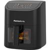Melchioni Family | Friggitrice ad Aria EMMA, Capacità 5 litri, Display Touch Screen e Timer, Finestra Trasparente, Air Fryer Senza Olio con 8 Programmi, 50-200°, 1600 W, Colore Nero