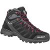SALEWA Ws Alp Mate Mid Ptx, Scarponi da trekking e da escursionismo Donna, Nero (Black Out/Virtual Pink), 39 EU