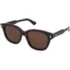 Gucci GG1264S 005 | Occhiali da Sole Graduati o Non Graduati | Prova Online | Unisex | Plastica | Quadrati | Marrone, Havana | Adrialenti