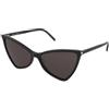 Saint Laurent SL 475 Jerry 001 | Occhiali da Sole Graduati o Non Graduati | Prova Online | Plastica | Cat Eye, Ovali / Ellittici | Nero | Adrialenti