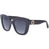 Gucci GG0327S 001 | Occhiali da Sole Graduati o Non Graduati | Prova Online | Plastica | Cat Eye, Ovali / Ellittici | Nero | Adrialenti
