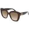 Gucci GG0327S 002 | Occhiali da Sole Graduati o Non Graduati | Prova Online | Plastica | Cat Eye, Ovali / Ellittici | Marrone, Havana | Adrialenti