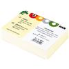 HAN 10x Schede indice CROCO gialle DIN A8 1000 schede a righe stampate