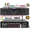 Power Dynamics AMPLIFICATORE AUDIO FILODIFFUSIONE 400 WATT REGOLAZIONI VOLUME 4 ZONE SEPARATE