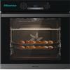 Hisense BSA65226AB Forno Elettrico da Incasso Ventilato a Vapore con Grill 77 litri 60 cm Classe A colore Nero