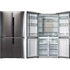 GRF Frigorifero Americano Side by Side 4 porte Capacità 564 Litri Classe energetica E Raffreddamento No Frost colore Inox - CA91831X