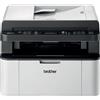 Brother Stampante Laser Multifunzione Monocromatica Stampa Copia Scanner Fax A4 Wi-Fi USB Bianco/Nero - MFC 1910W