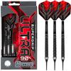 Harrows Set di Freccette SUPERGRIP Ultra 90% tungsteno con Punta Morbida. Disponibile in 18g, 21g, 22g - Include aste in Carbonio Supergrip, Alette Supergrip e Custodia da Viaggio (21g)