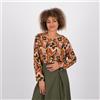 LUCREZIA SCIORTINO Blusa fantasia con maniche lunghe