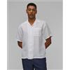120% Lino Camicia Bianca A Maniche Corte In Lino Da Uomo 120% Lino Regular Fit