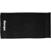 Kempa Asciugamano sportivo per bambini e adulti, nero, 140 x 70 cm