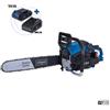 Scheppach - Motosega a scoppio 56cc accensione a batteria barra procut 51 cm pcs56