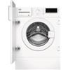 Beko WIT8A4BW Beko Lavatrice da incasso a scomparsa totale, 8 kg, 1400 giri, motore inverter, nuova classe energetica A (A+++), Vapore SteamTherapy