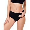 POMPEA Slip Ciclo Intimo, Nero, M Donna