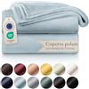 Blumtal Coperta Pile 270x230cm - Coperta Plaid divano super morbida - Coperta Divano certificata OKEO-Tex - coperta per divano - coperta invernale - coperte in pail - plaid matrimoniale in blu chiaro