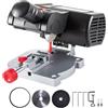 VEVOR Mini Troncatrice Affilacatena da Banco Portabile 90 W con 2 Lame Angolo Regolabile fino a 45°, Mini Affilacatena da Banco 7800 giri / min Troncatrice per Metallo Legno Plastica Alluminio Ferro