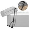VEVOR Sollevatore per Copertura per Vasca Idromassaggio Jacuzzi, Altezza Regolabile 80-105 cm Larghezza 145-235 cm, Adatto a Vasche da Bagno Rettangolari di Diverse Dimensioni