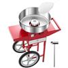 VEVOR Macchina per Zucchero Filato con Carrello 1000 W per Feste 1000 W Rosso