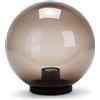 Velamp Sfera APOLUX SPH208 Globo, Lampione per Esterno, 200mm, Attacco E27, Compatibile LED, Impermeabile IP44, per Giardino, parchi, condomini, terrazzi, Fumè