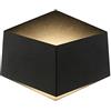 V-TAC Applique 3W, LED Up Down Fazzoletto Nero Luce 4000K 230V Chip Bridgelux