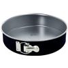 Lagostina Gustosa Tortiera Apribile con Cerniera in Acciaio Antiaderente per Forno, Nero, Diametro 24 cm