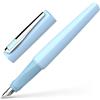 Schneider 168823 - Penna stilografica Tomo (ricaricabile con cartucce di inchiostro standard, adatta per destrimani e mancini) Ice Blue