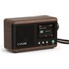 PURE Classic Mini Radio Digitale Portatile DAB+ e FM con Bluetooth 5.3 colore Nero Caffè/Noce - 253800