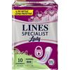 Fater Assorbenti Per Incontinenza Lines Specialist Lady Normal 10 Pezzi