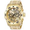 Invicta Pro Diver - SCUBA 0074 Orologio da Uomo - Impermeabile - Analogico - Movimento Quarzo - acciaio inossidabile con quadrante oro - 48mm