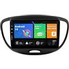 BXLIYER SXAUTO 『Built-in DAB』 Android 14 IPS Autoradio Per Hyundai I10 (2007-2013) - Senza fili CarPlay/Android Auto - 4G+64G - LED Camera + MIC - Fast-boot Volante 360-CAM AHD DSP WIFI - 2 Din 9 Pollici