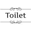 LIFKOME Cartello Decalcomanie Rimovibili Porta Decor Toilette Arte Parete Bagno Adesivi
