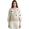 United Colors of Benetton Maglia G/C M/L 1194E108Y Maglione, Beige 152, M Donna