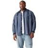 Levi's Big Relaxed Fit Western Camicia Button-Down, Carson-Vestito a Righe Blu, XXXL Uomo