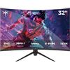 KTC H32S17C Monitor gaming Curvo da 32 pollici FHD 180Hz, Curvatura 1500R, Risoluzione 1920×1080