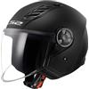 LS2 Airflow 2 Nero opaco casco moto jet