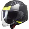 LS2 Copter 2 Urbane nero giallo casco moto jet