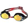 Fashy Occhiali da Nuoto Comfort Power Mirror, a Specchio, L, 4156 12, Argento
