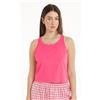 Tezenis Canotta Corta Spalla Larga In Cotone Donna Rosa