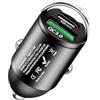 TOZKZO Mini Caricabatterie Auto QC 3.0+PD 30W Accendisigari Auto 2 Porte Ricarica Rapida Simultanea Compatibile con iPhone, Samsung Galaxy, Huawei, Xiaomi, Tablet