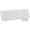 Logitech Kit con mouse e tastiera wireless Signature Slim MK950 di Logitech - Bianco, Layout Internazionale QWERTY