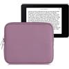 kwmobile Custodia Universale per eReader - Copertina in Neoprene lavanda con Chiusura a Zip - Misura 17,5 x 14,7 x 1 cm - Astuccio portatablet