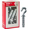 Fischer Tasselli Acciaio TA M8 con gancio, Diametro 12 mm, per Cemento Armato, Calcestruzzo e Murature Piene, 71257