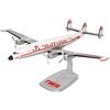 Herpa modello di aereo TWA Trans World Airlines Lockheed L-1049G Super Constellation - N7104C, in scala 1:125 - Snap-Fit, pezzo da collezione, miniatura deco, statuetta con supporto in plastica